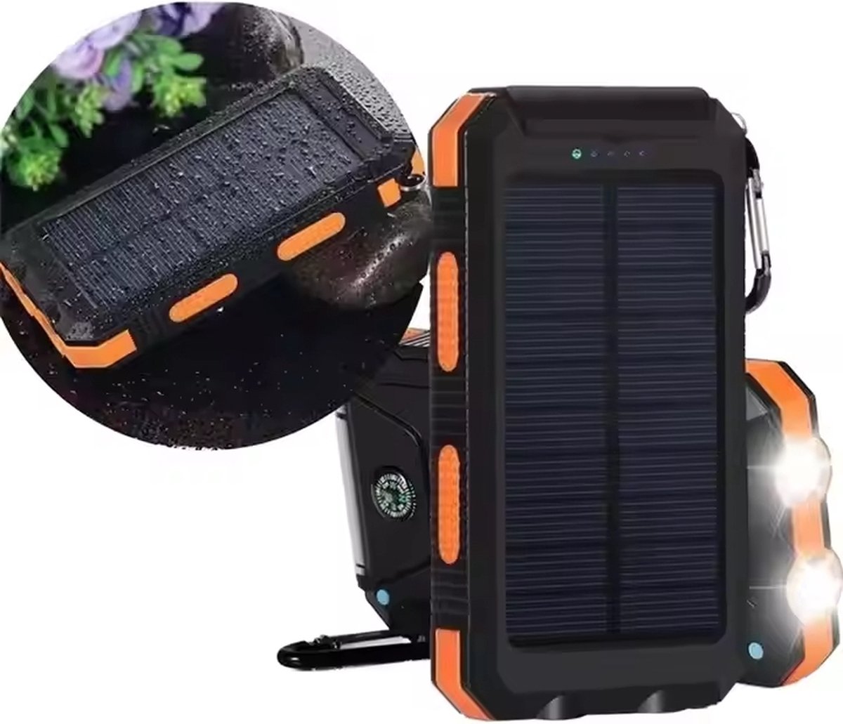 Solar Powerbank Zonne energie 20.000 mAh