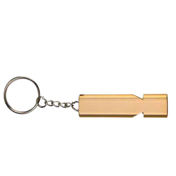 Noodfluitje 120DB met sleutelhanger - 2 Stuks