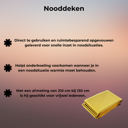 Nooddeken (4 stuks)