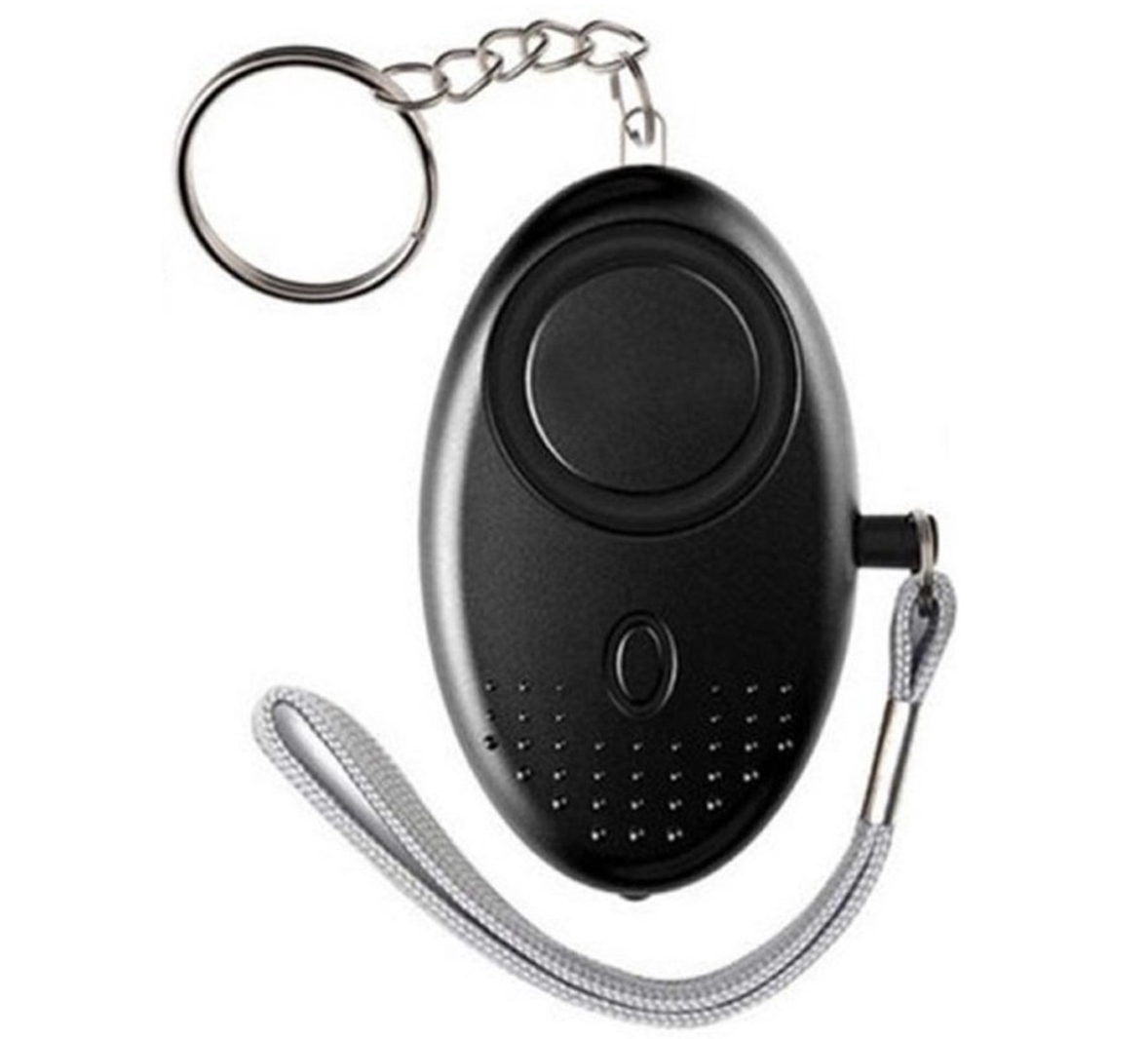 2 stuks 140 dB persoonlijk zakalarm met zaklamp incl. batterijen