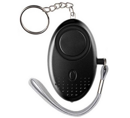 2 stuks 140 dB persoonlijk zakalarm met zaklamp incl. batterijen