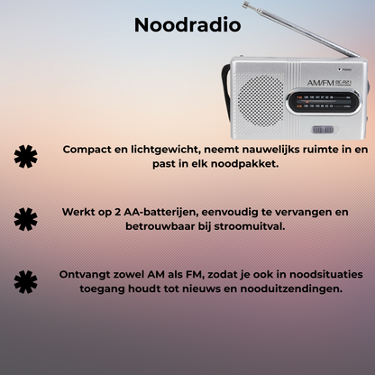 Klein Noodpakket