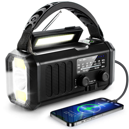 Noodradio Solar Opwindbaar 10.000mAh